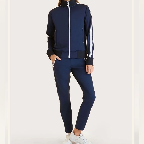NWT Alala Fast Track Pants Navy Blue White - Picture 3 of 10